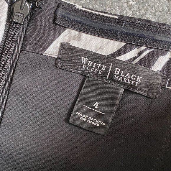 ❤️ White House Black Market Strapless Party Dress US 4 - G204 - Picture 9 of 10